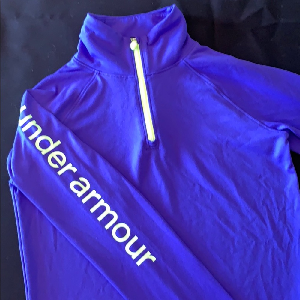 Under Armour Heat Gear 3/4 zip top YLG